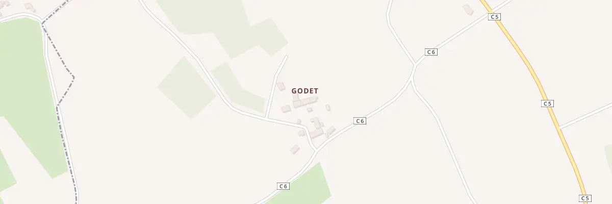 Plan du 6A Godet à Saint-Broladre