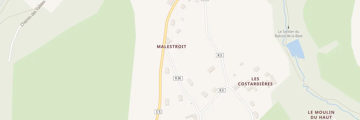 Plan du 5 Malestroit à Saint-Broladre