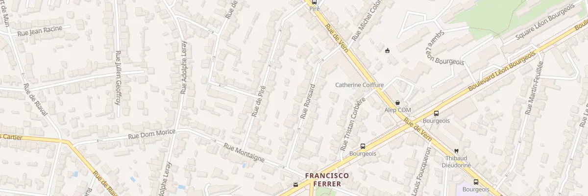 Plan du 14 Rue Ronsard à Rennes