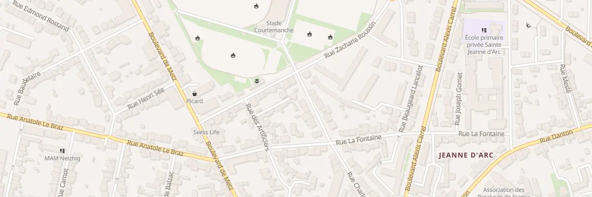 Plan du 45 Rue Charles Le Goffic à Rennes