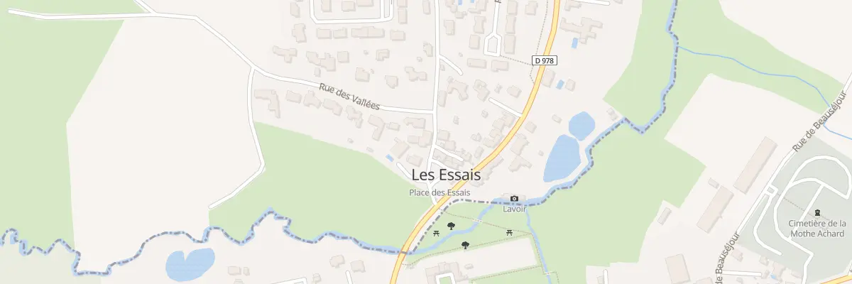Plan du 9 Pl des Essais à Saint-Georges-de-Pointindoux