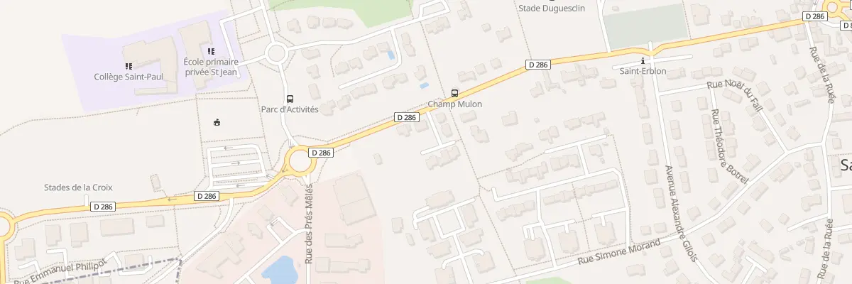 Plan du 2 All Anjela Duval à Saint-Erblon