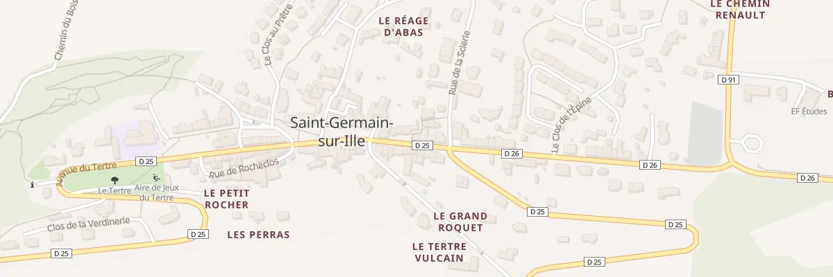Plan du 7 Av de la Rabine aux Fouteaux à Saint-Germain-sur-Ille
