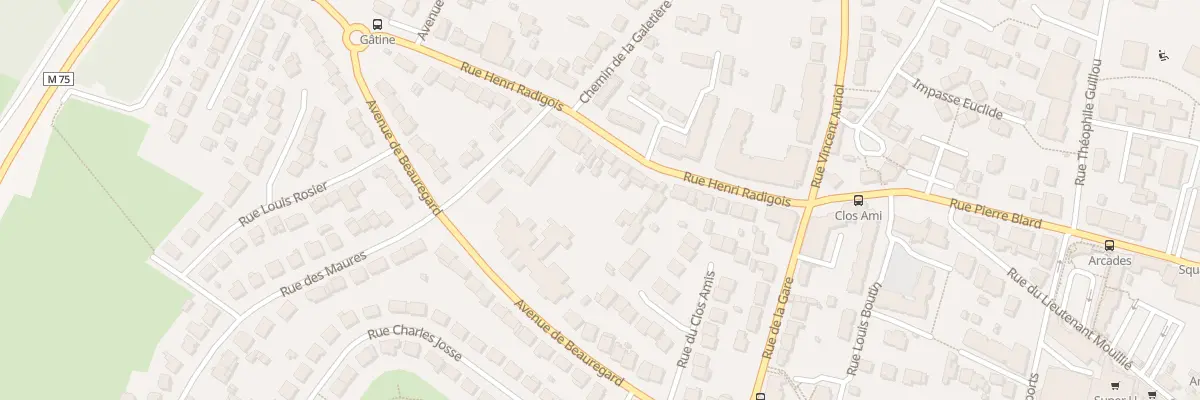 Plan du 21 Rue Henri Radigois à Saint-Herblain