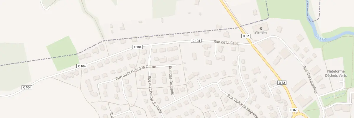 Plan du 2 Rue de la Haie à la Dame à Saint-Erblon
