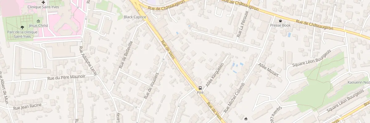 Plan du 23 Rue de Vern à Rennes