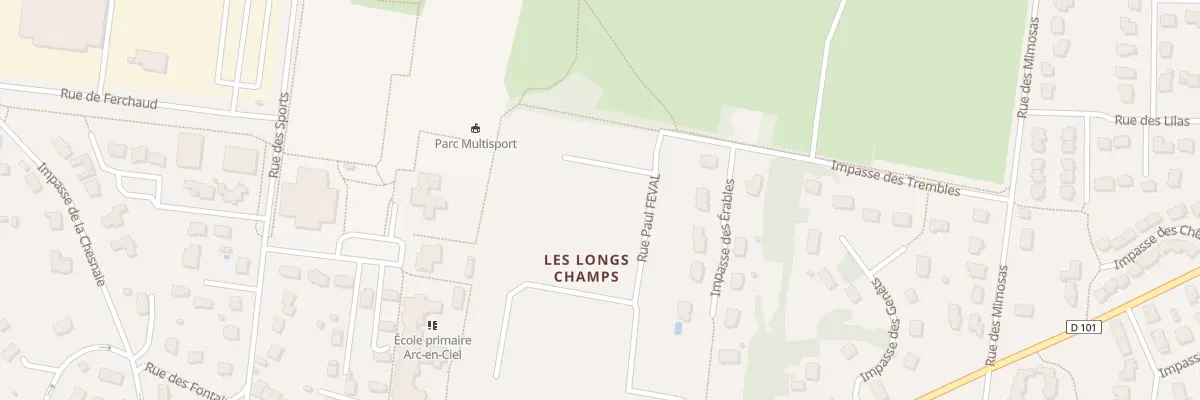 Plan du 12 Rue Juliette Drouet à Crevin