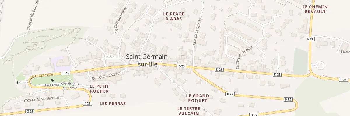 Plan du 3 Av de la Rabine des Fouteaux à Saint-Germain-sur-Ille
