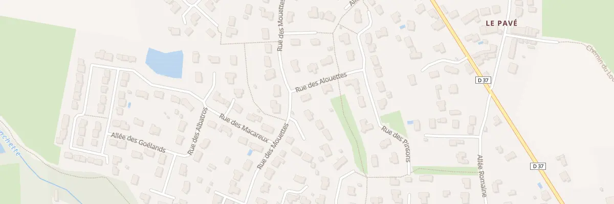 Plan du 2 Rue des Alouettes à Héric
