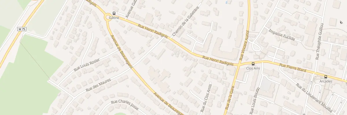 Plan du 25 Rue Henri Radigois à Saint-Herblain