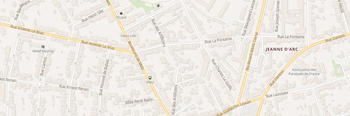 Plan du 26 Rue des Artificiers à Rennes