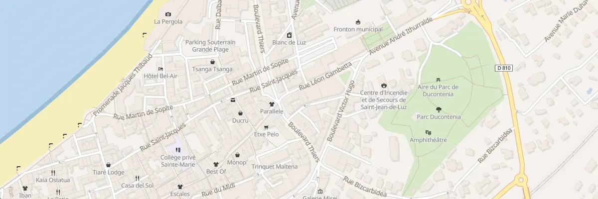 Plan du 96 Rue Gambetta à Saint-Jean-de-Luz
