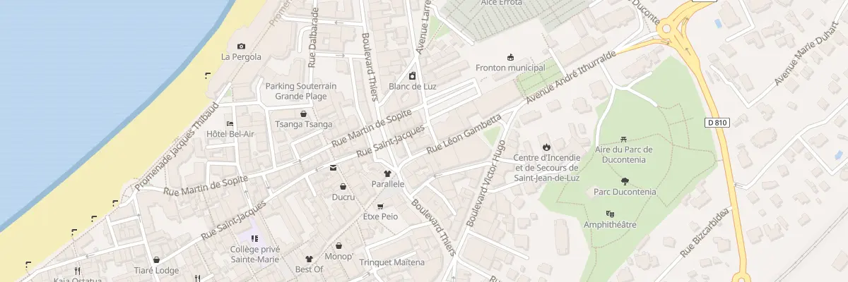 Plan du 81 Rue Gambetta à Saint-Jean-de-Luz