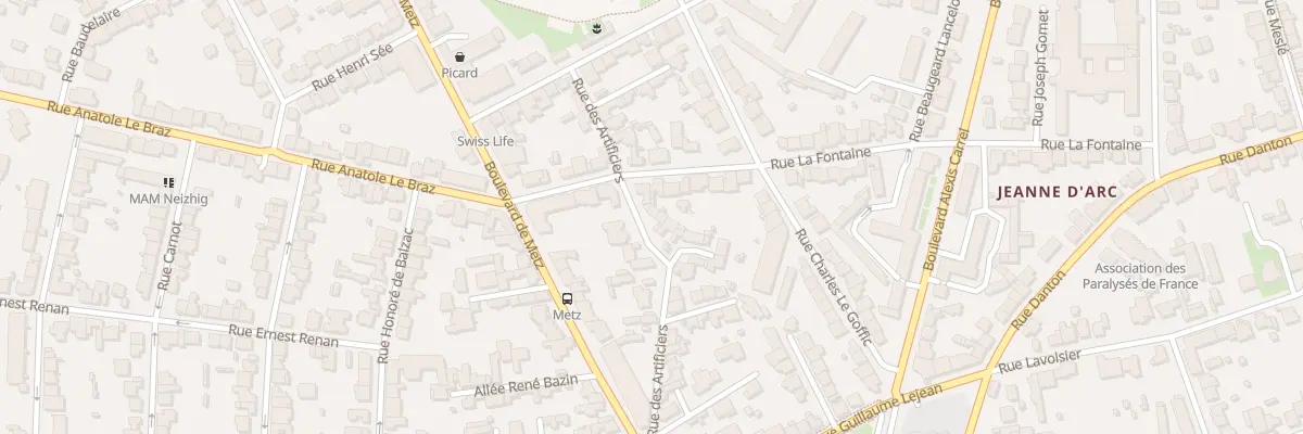 Plan du 26B Rue des Artificiers à Rennes