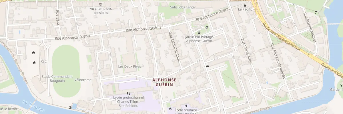 Plan du 12 Rue Saint-Pol Roux à Rennes