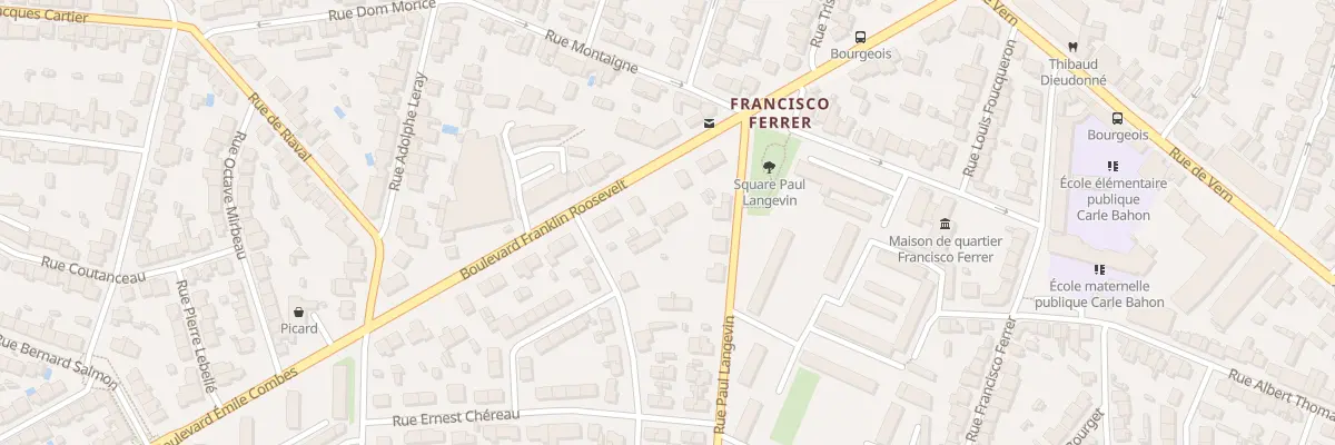 Plan du 32 Bd Franklin Roosevelt à Rennes