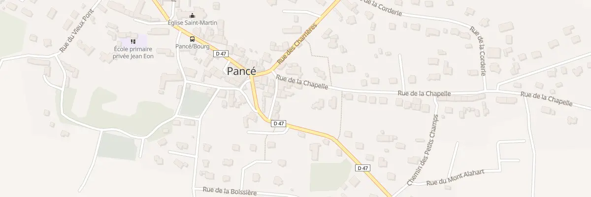 Plan du 3 Rue du Fournil à Pancé