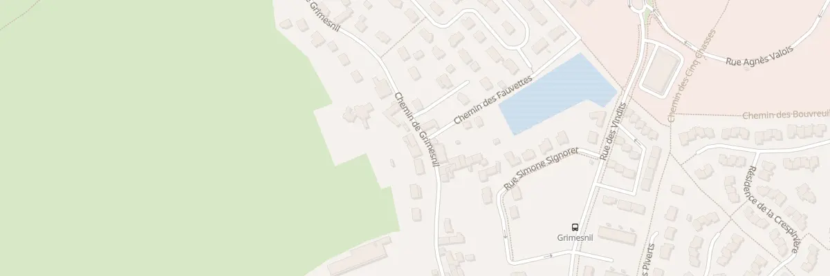 Plan du 25 Chem de Grimesnil Octeville à Cherbourg-en-Cotentin