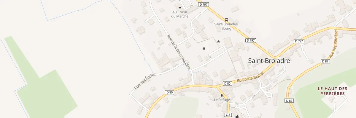 Plan du 3 Rue de la Boussaquière à Saint-Broladre