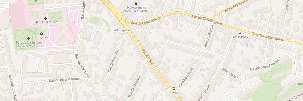 Plan du 15 Rue de Vern à Rennes
