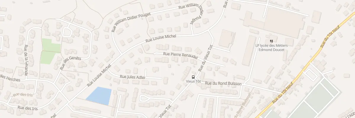 Plan du 9 Rue Pierre Renaudel à Cherbourg-en-Cotentin