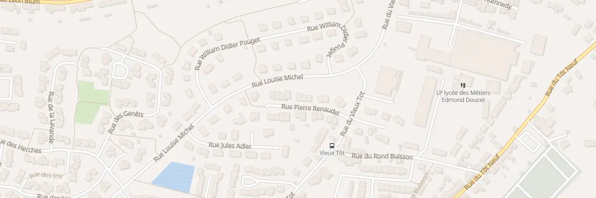 Plan du 14 Rue Pierre Renaudel à Cherbourg-en-Cotentin
