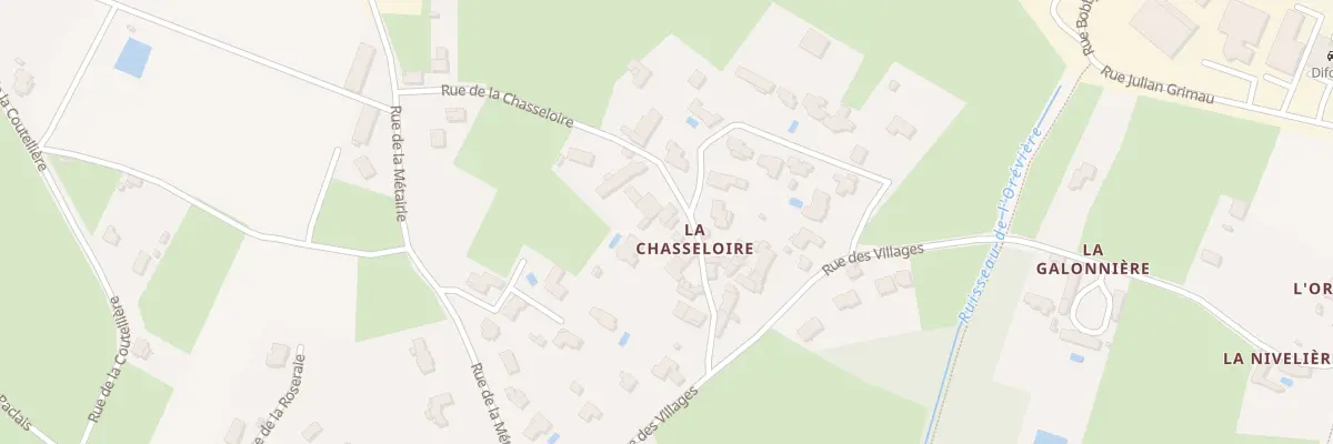 Plan du 12 Rue de la Chasseloire à Saint-Herblain