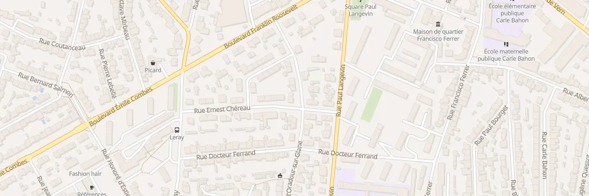 Plan du 14 Rue Oradour sur Glane à Rennes