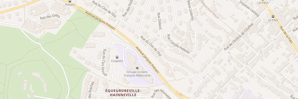 Plan du 41 Rue du Clos de l’Est à Cherbourg-en-Cotentin