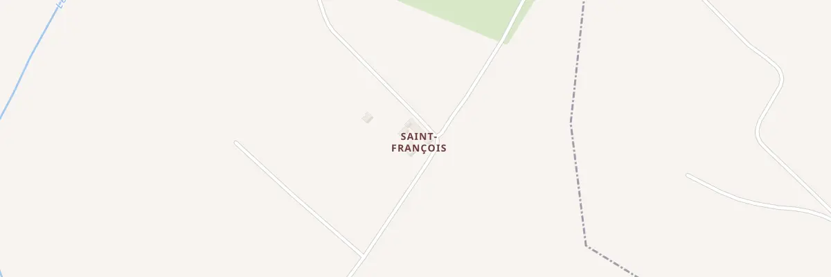 Plan du 1 Saint Francois à Touvois