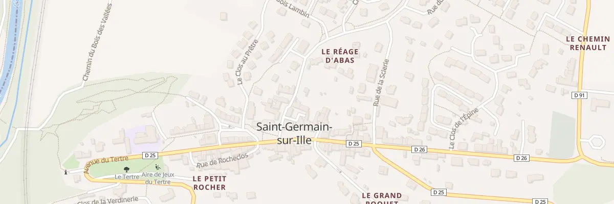 Plan du 3 Pl de la Mairie à Saint-Germain-sur-Ille