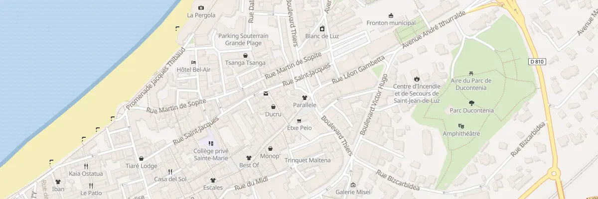 Plan du 77 Rue Gambetta à Saint-Jean-de-Luz