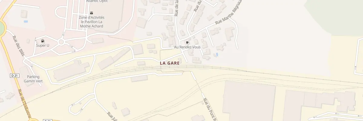 Plan du 319 Rue de la Gare aux Achards