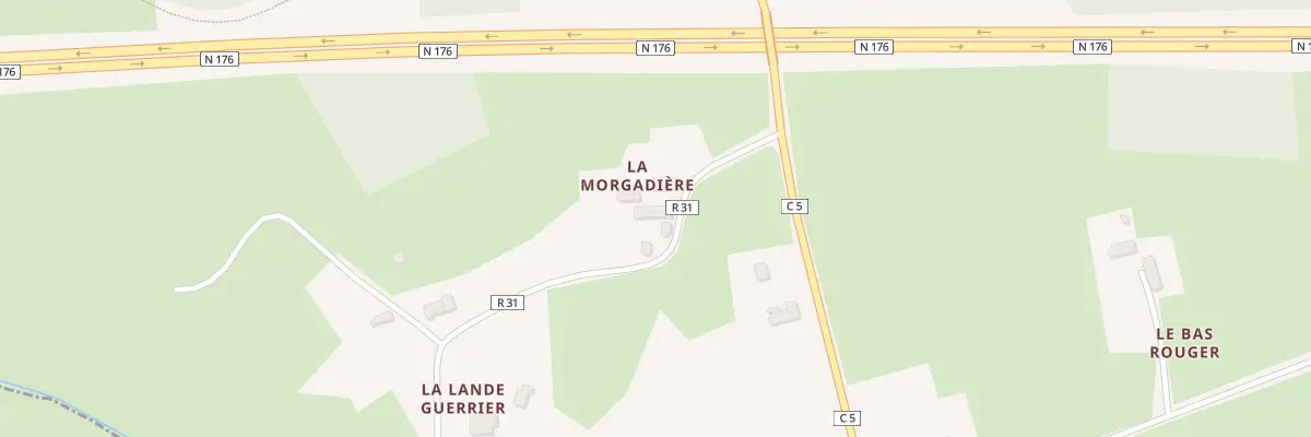 Plan du 2 La Morgadière à Saint-Broladre