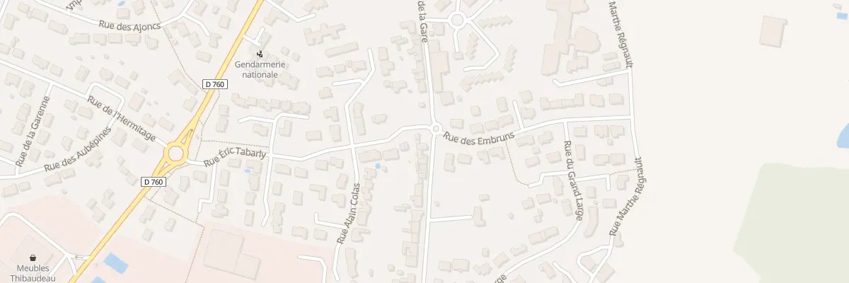 Plan du 36 Rue de la Gare aux Achards