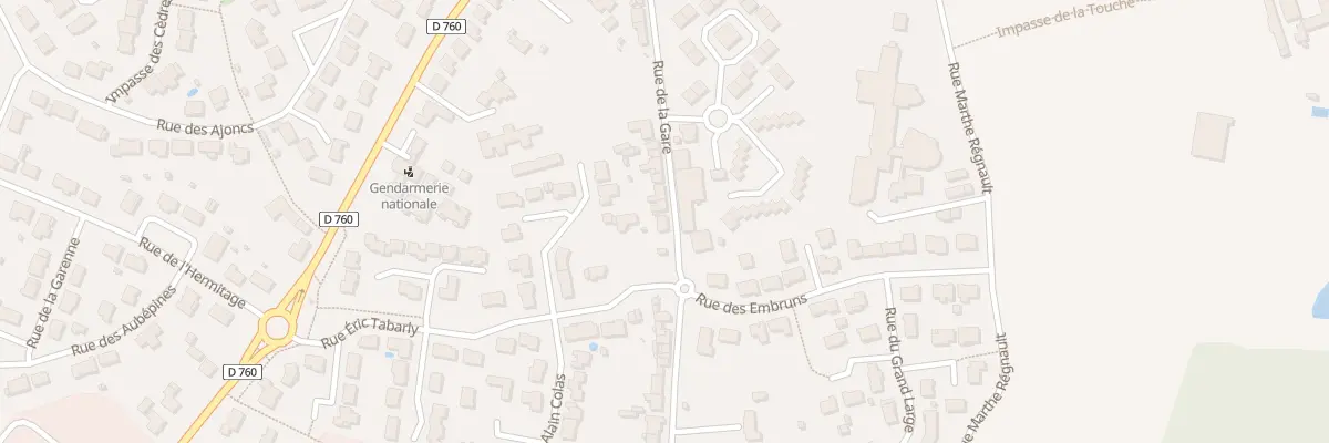 Plan du 32 Rue de la Gare aux Achards