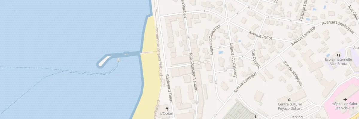 Plan du 5 Rue de Belzunce à Saint-Jean-de-Luz