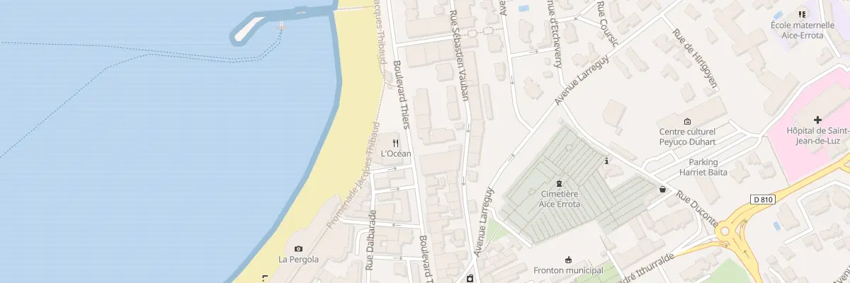 Plan du 46B Bd Thiers à Saint-Jean-de-Luz