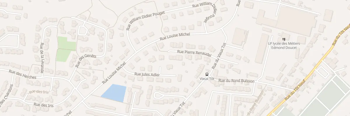 Plan du 17 Rue Pierre Renaudel à Cherbourg-en-Cotentin