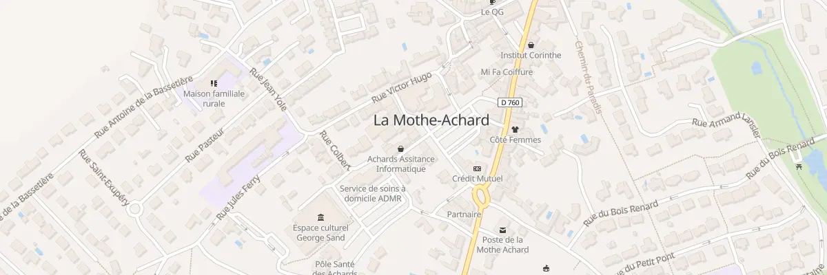 Plan du 34 Rue de la Mairie aux Achards