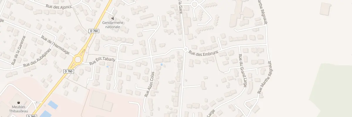 Plan du 38 Rue de la Gare aux Achards