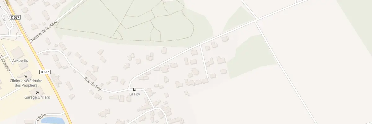 Plan du 34 Rue du Foy à Derval