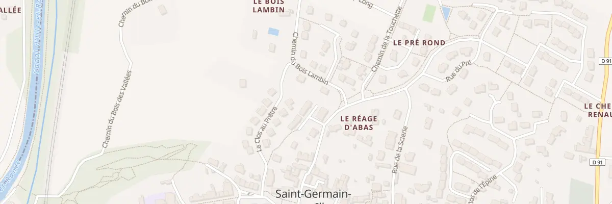 Plan du 1 All des Courtils à Saint-Germain-sur-Ille