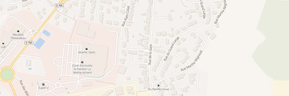 Plan du 66 Rue de la Gare aux Achards