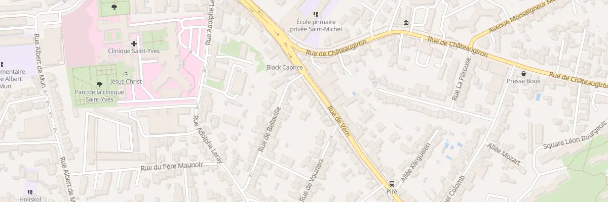 Plan du 16 Rue de Vern à Rennes