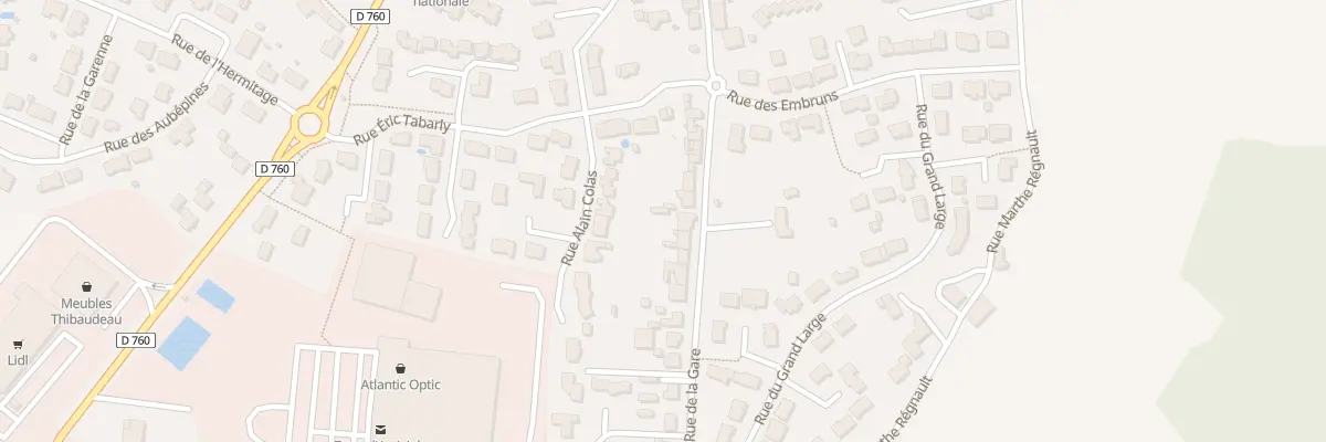 Plan du 52 Rue de la Gare aux Achards
