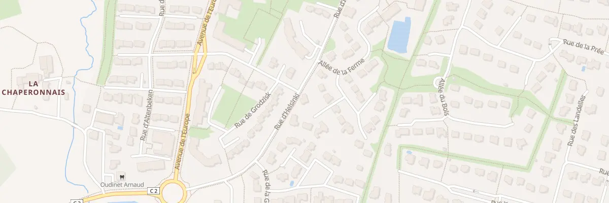 Plan du 2 All du Petit Clos à Betton