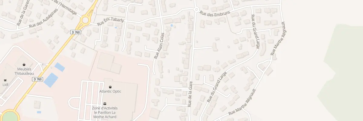 Plan du 58 Rue de la Gare aux Achards