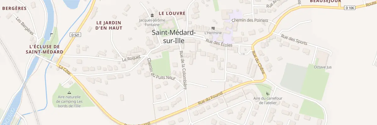 Plan du 5 Rue de la Colombiére à Saint-Médard-sur-Ille
