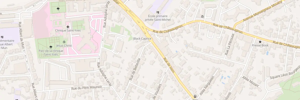 Plan du 14B Rue de Vern à Rennes